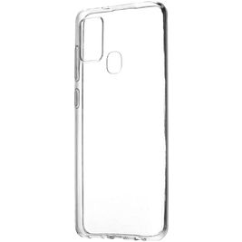 Mobiparts Classic Doorzichtig Samsung Galaxy A21s Hoesje Flexibel TPU Backcover - Transparant