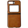 Mobigear Excellent Motorola Razr (2022) Hoesje Hardcase Backcover - Bruin
