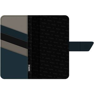 Valenta Snap Echt Leer Hoesje Bookcase Portemonnee - Large - Zwart