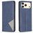 Mobigear Rhombus Slim iPhone 17 Pro Max Hoesje Bookcase - Blauw