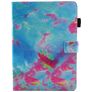 Mobigear Marble iPad 6 (2018) Hoes Bookcase - Blauw / Roze