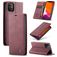 CaseMe 013 iPhone 11 Hoesje Bookcase Portemonnee - Rood