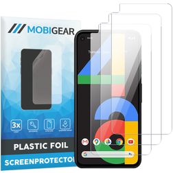 Mobigear Google Pixel 4a Screenprotector Folie - Case Friendly (3-Pack)
