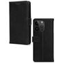 Mobilize Wallet iPhone 14 Pro Hoesje Echt Leer Bookcase Portemonnee - Zwart