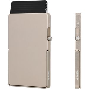 Valenta Cardprotector Aluminium Pasjeshouder - 5 Pasjes - MagSafe Compatible - Titanium