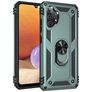 Mobigear Armor Ring Samsung Galaxy A32 4G Hoesje Hardcase Backcover Shockproof met Ringhouder - Groen