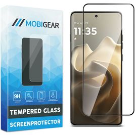 Mobigear Premium Motorola Edge 60 Glazen Screenprotector - Case Friendly - Zwart