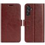 Mobigear Basic Samsung Galaxy M55 Hoesje Bookcase Portemonnee - Bruin