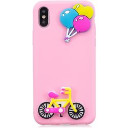 Mobigear Design iPhone XS Max Hoesje Flexibel TPU Backcover - Ballon