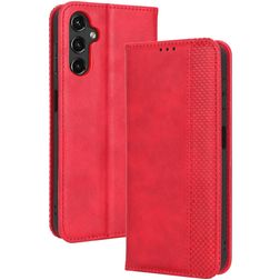 Mobigear Sensation Samsung Galaxy A14 Hoesje Bookcase Portemonnee - Rood