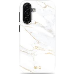 MIO Samsung Galaxy A17 MagSafe Hoesje Hardcase Backcover - White Marble
