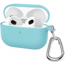 Mobigear Classic Apple AirPods 3 Hoesje Flexibel Siliconen - Emerald Green Mobigear Classic Apple AirPods 3 Hoesje Flexibel Siliconen - Emerald Green