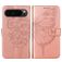 Mobigear Butterfly Google Pixel 9 Pro Hoesje Bookcase Portemonnee - Roségoud