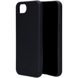 Mobiparts iPhone 16e Siliconen Hoesje Backcover - Zwart