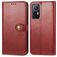 Mobigear Snap Button Xiaomi 12X Hoesje Bookcase Portemonnee - Rood