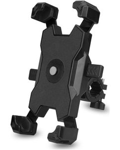 Mobigear PushHold Telefoonhouder Fiets Fietsstuur Bevestiging Klem Universeel - Zwart