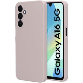 Mobiparts Samsung Galaxy A16 Siliconen Hoesje Backcover - Soft Salmon