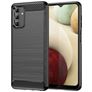 Mobigear Brushed Slim Samsung Galaxy A04s Hoesje Flexibel TPU Backcover - Zwart