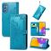 Mobigear Mandala Samsung Galaxy M52 Hoesje Bookcase Portemonnee - Blauw