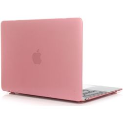 Mobigear Glossy MacBook 12 Inch (2015-2017) Hoes Hardshell Laptopcover MacBook Case - Roze - Model A1534