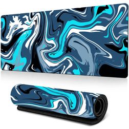 Mobigear Anti-Slip Muismat - 40 x 90 CM - Abstract Fluid 9