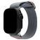 Mobilize Elastic Nylon Apple Watch Bandje Elastische band - 49/46/45/44 mm - Grijs