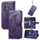 Mobigear Butterfly Motorola Edge (2022) Hoesje Bookcase Portemonnee - Paars