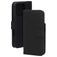 Mobiparts Wallet iPhone 16 Pro MagSafe Hoesje Echt Leer Bookcase Portemonnee - Zwart