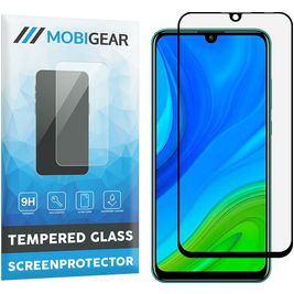 Mobigear Premium Huawei P Smart (2020) Glazen Screenprotector - Case Friendly - Zwart