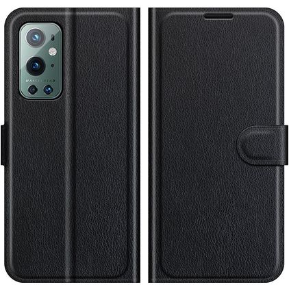 Mobigear Classic OnePlus 9 Pro Hoesje Bookcase Portemonnee - Zwart