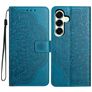 Mobigear Mandala Samsung Galaxy A17 Hoesje Bookcase Portemonnee - Blauw