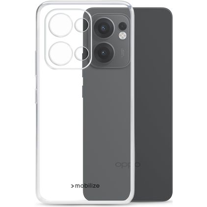 Mobilize Gelly Case Doorzichtig OPPO Reno 13FS Hoesje Flexibel TPU Backcover - Transparant