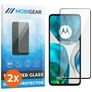 Mobigear Premium Motorola Moto G82 Glazen Screenprotector - Case Friendly - Zwart (2-Pack)