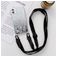 Mobigear Lanyard iPhone 13 Flexibel TPU Hoesje met koord - Zwart
