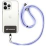 Mobigear Lanyard Universeel Telefoonkoord Verstelbaar - Wit / Blauw / Paars