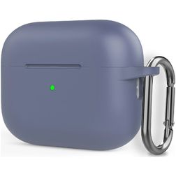 Mobigear Classic Apple AirPods Pro 2 Hoesje Flexibel Siliconen - Paars