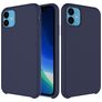 Mobigear Rubber Touch iPhone 11 Siliconen Hoesje Backcover - Marineblauw