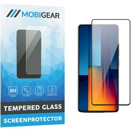 Mobigear Premium POCO M6 Pro Glazen Screenprotector - Case Friendly - Zwart