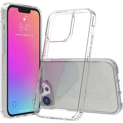 Mobigear Crystal Doorzichtig iPhone 13 Pro Hoesje Hardcase Backcover - Transparant