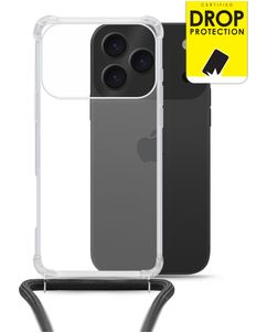 My Style Loop Doorzichtig iPhone 17 Pro Flexibel TPU Hoesje met koord - Transparant