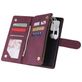 Mobigear Zipper Samsung Galaxy S10 Lite Hoesje Bookcase Portemonnee - Rood