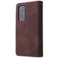 Mobigear Zipper Huawei P40 Hoesje Bookcase Portemonnee - Bruin