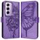 Mobigear Butterfly OPPO Reno 12 Pro Hoesje Bookcase Portemonnee - Paars