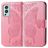 Mobigear Butterfly OnePlus Nord 2 Hoesje Bookcase Portemonnee - Roze
