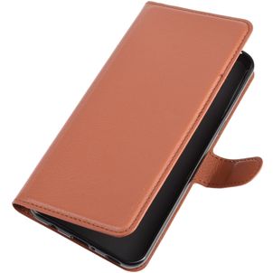 Mobigear Classic LG V60 ThinQ Hoesje Bookcase Portemonnee - Cognac
