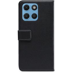 Mobilize Classic Gelly Wallet Motorola Moto G17 Power Hoesje Bookcase Portemonnee - Zwart