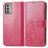 Mobigear Clover Nokia G42 Hoesje Bookcase Portemonnee - Rood
