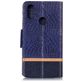 Mobigear Croco Xiaomi Mi 8 SE Hoesje Bookcase Portemonnee - Blauw