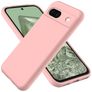 Mobigear Colors Google Pixel 8a Hoesje Flexibel TPU Backcover - Roze