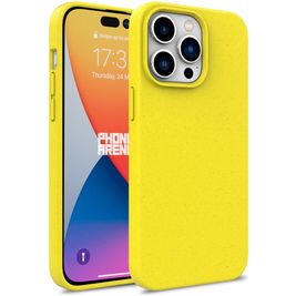 Mobigear Bio iPhone 16 Pro Hoesje Eco Friendly Backcover - Geel